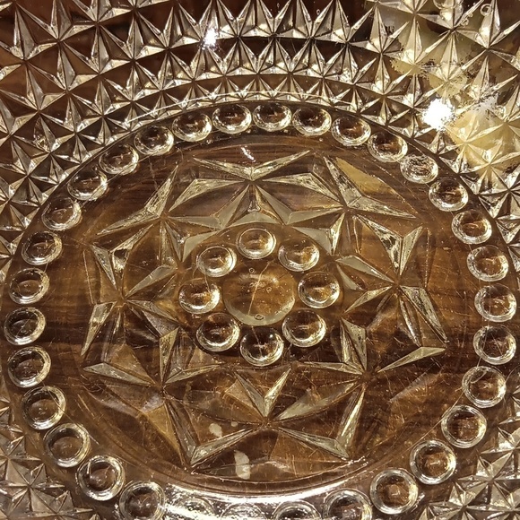 Vintage diamond pattern salad dessert bowl set air bubbles 🫧 - Picture 4 of 6